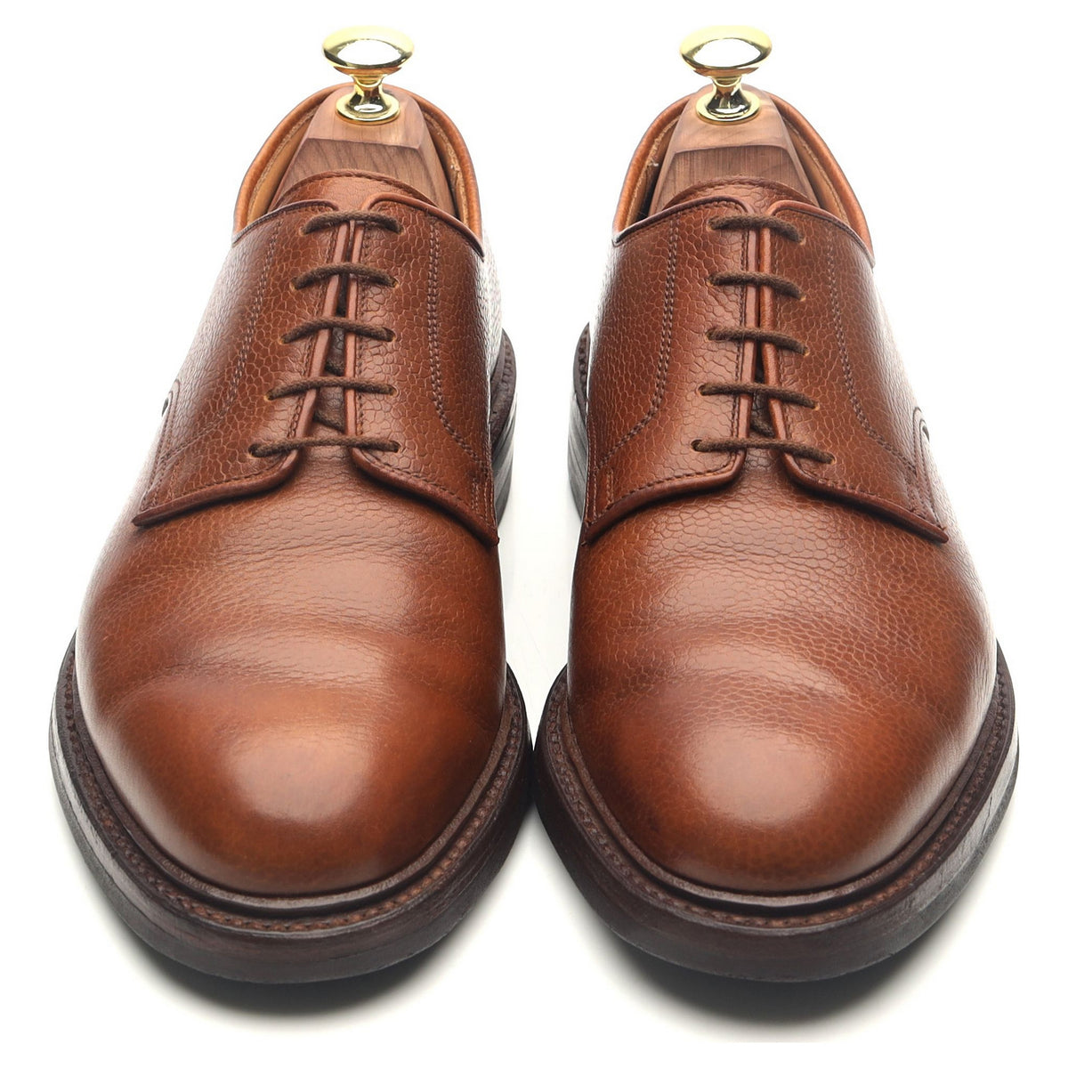 &#39;Grasmere&#39; Tan Brown Leather Derby UK 7 E