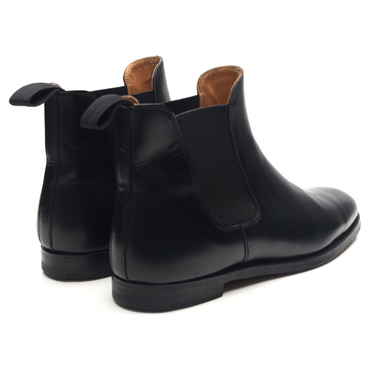 Womens black leather chelsea boots clearance uk