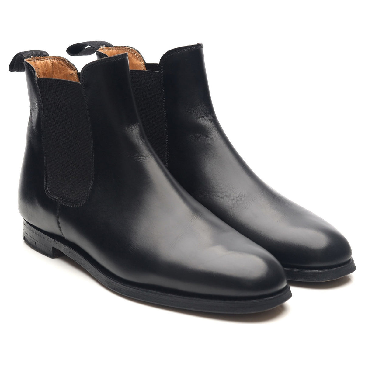 Women's 'Gresham' Black Leather Chelsea Boots UK 6 C - Abbot's Shoes