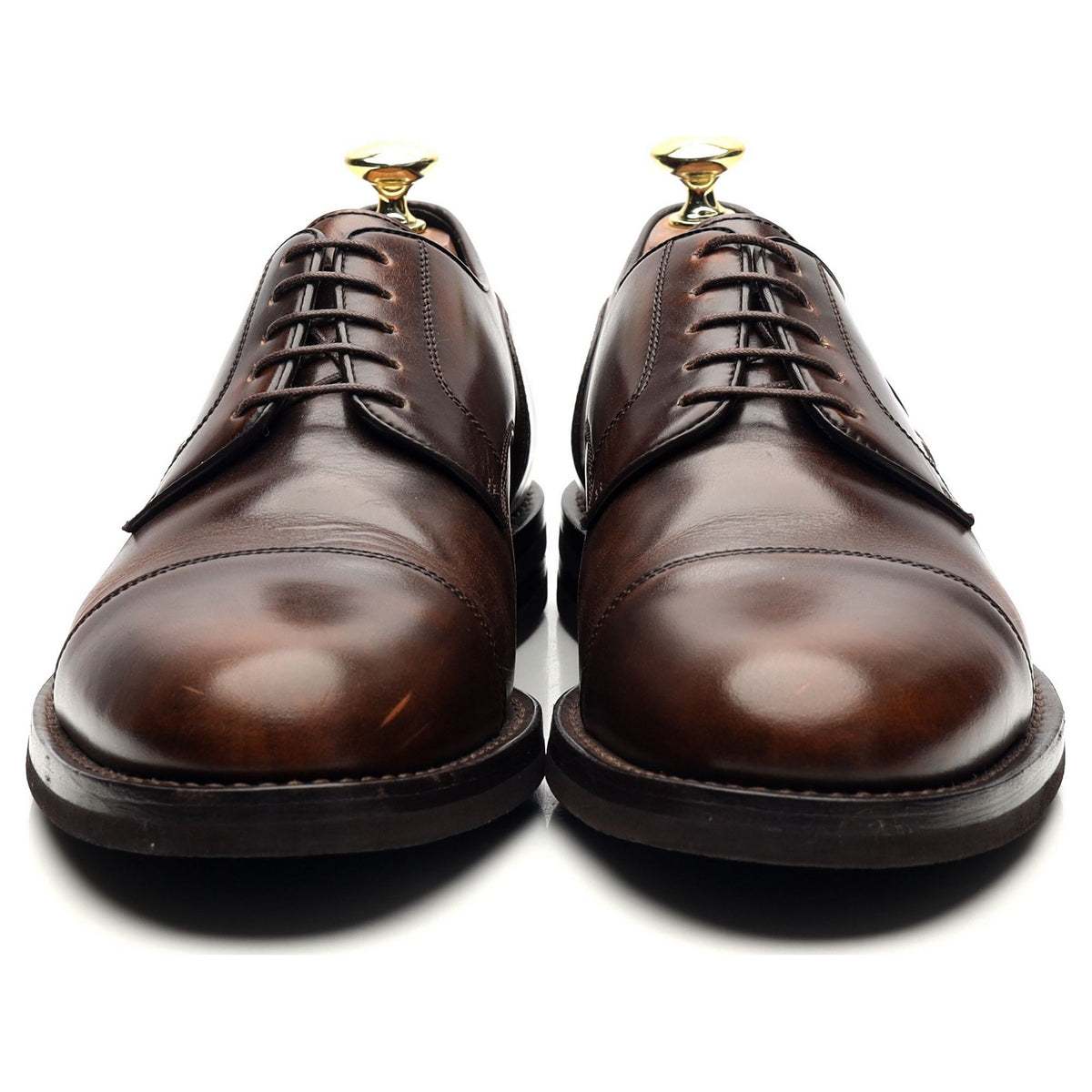 Dark Brown Leather Derby UK 7 EU 41