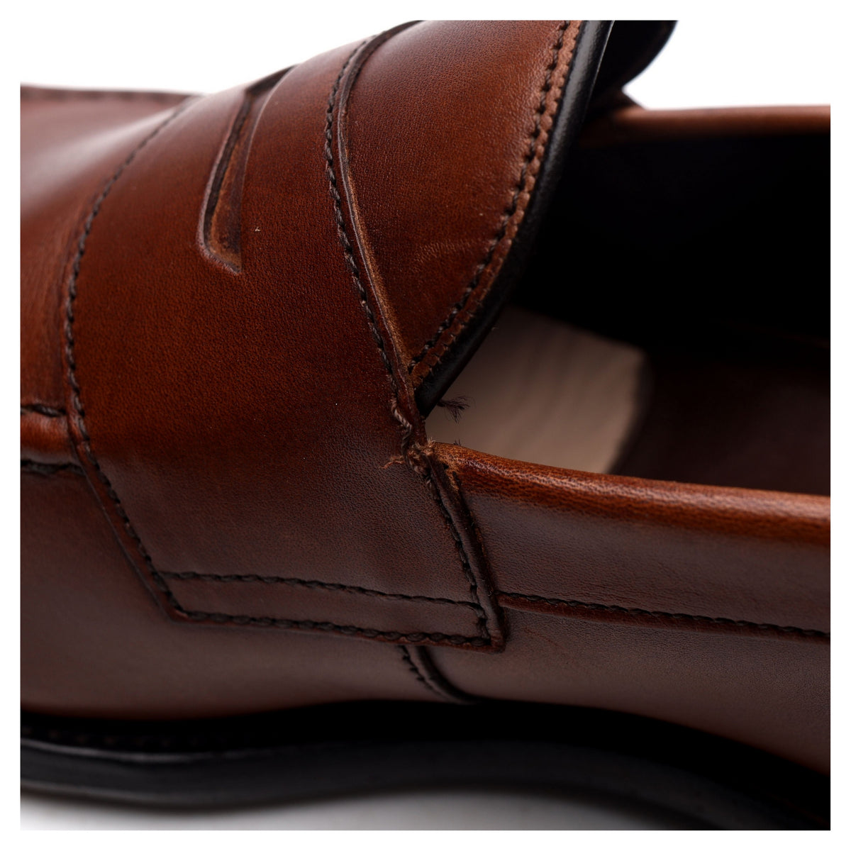 1880 &#39;Hornbeam&#39; Brown Leather Loafers UK 9.5 F