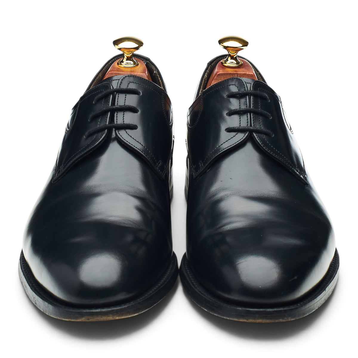 'Wickham' Black Leather Derby UK 9 G