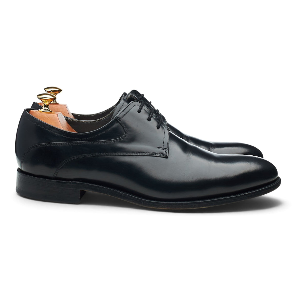 'Wickham' Black Leather Derby UK 9 G