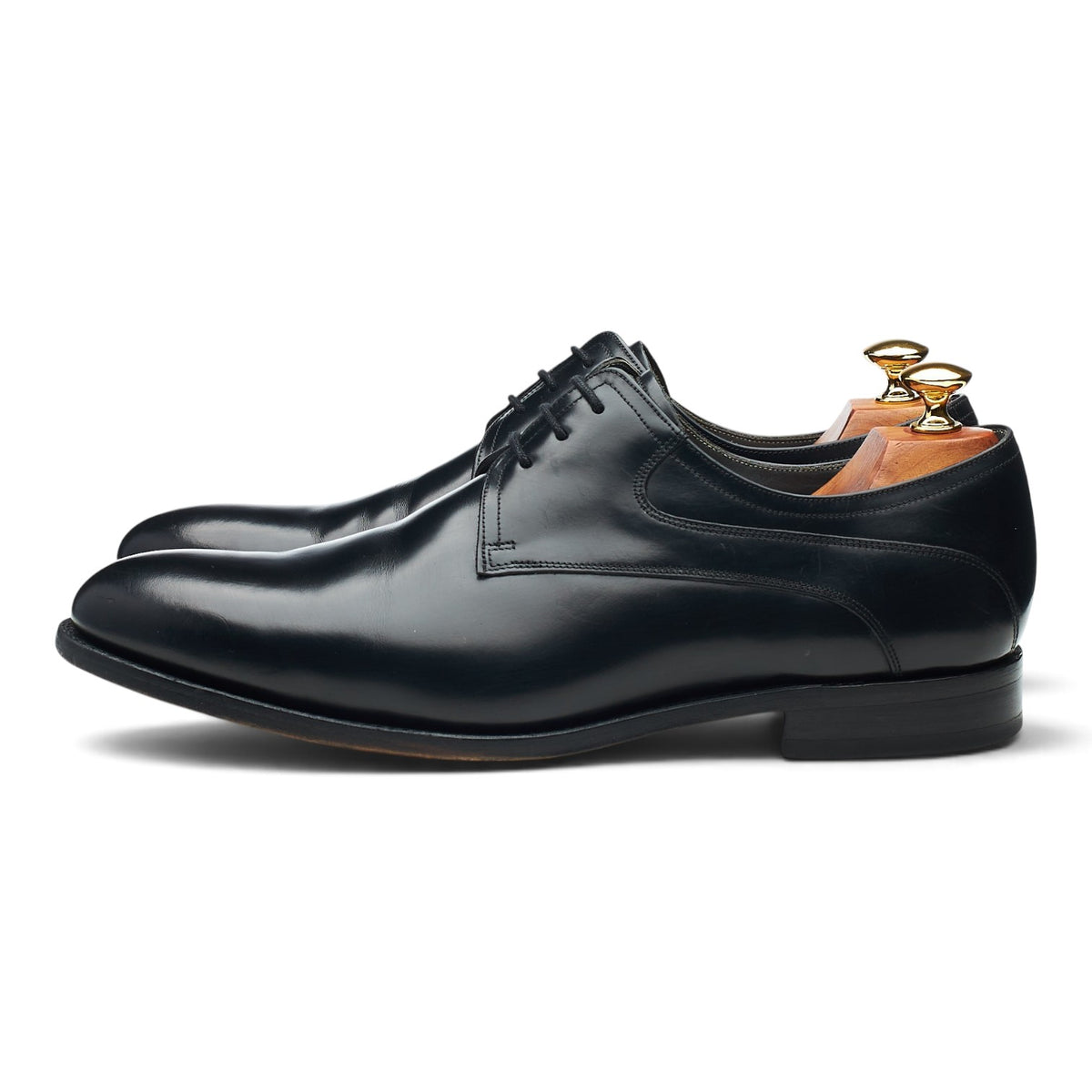 'Wickham' Black Leather Derby UK 9 G