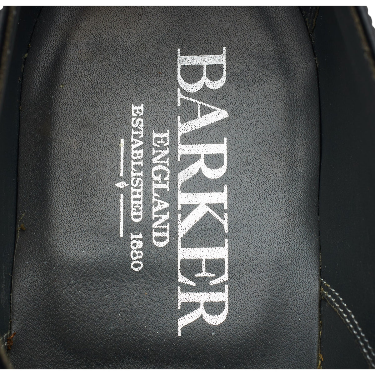 'Wickham' Black Leather Derby UK 9 G