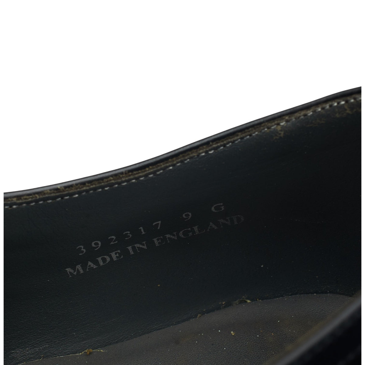 'Wickham' Black Leather Derby UK 9 G