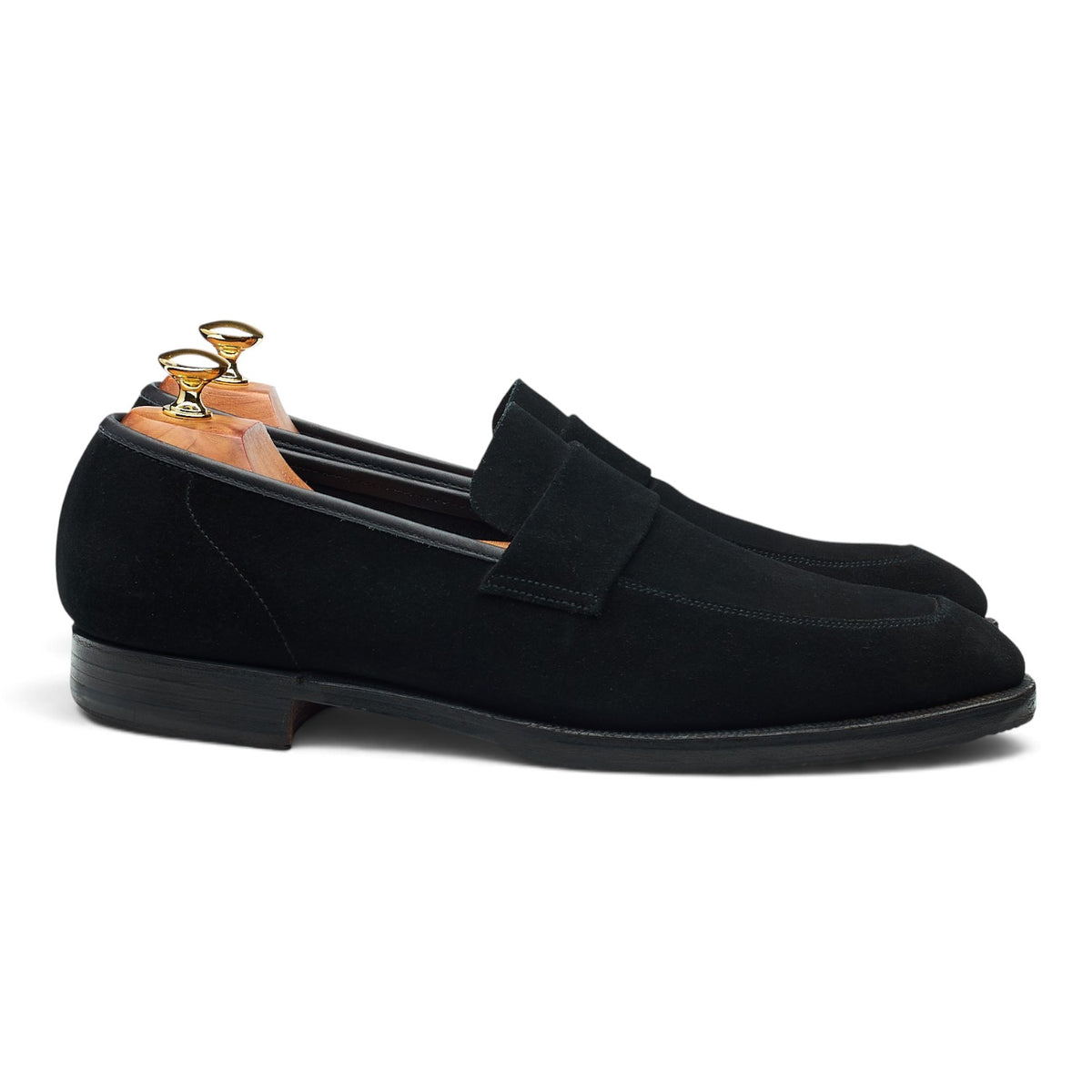 Richard James 'Walton' Black Suede Loafers UK 9.5 E