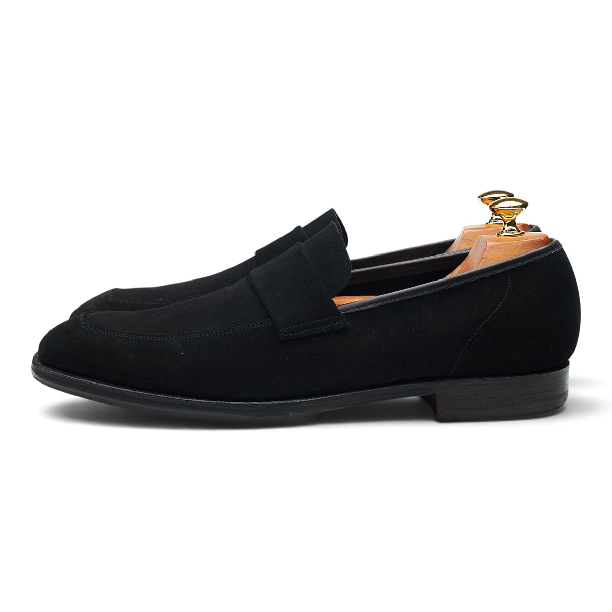 Richard James 'Walton' Black Suede Loafers UK 9.5 E