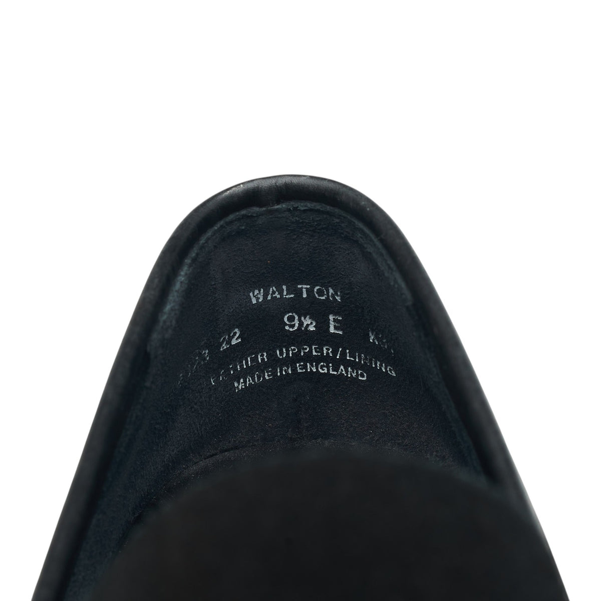 Richard James 'Walton' Black Suede Loafers UK 9.5 E
