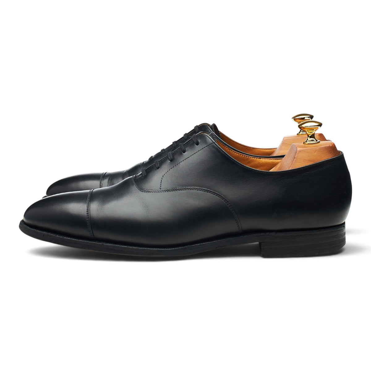 Dunhill Black Leather Oxford UK 10 US 10.5 D