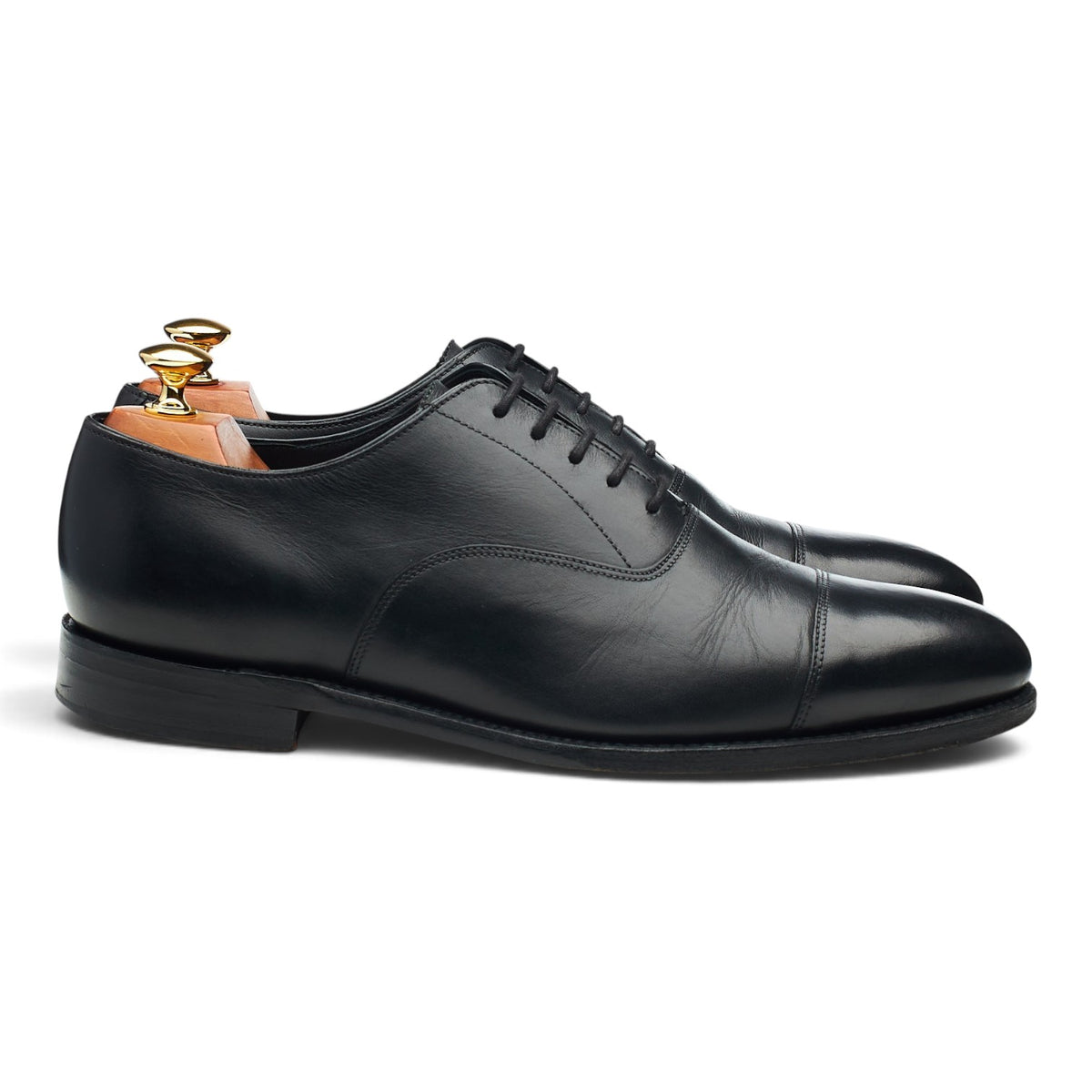 1880 'Aldwych' Black Leather Oxford UK 9 F