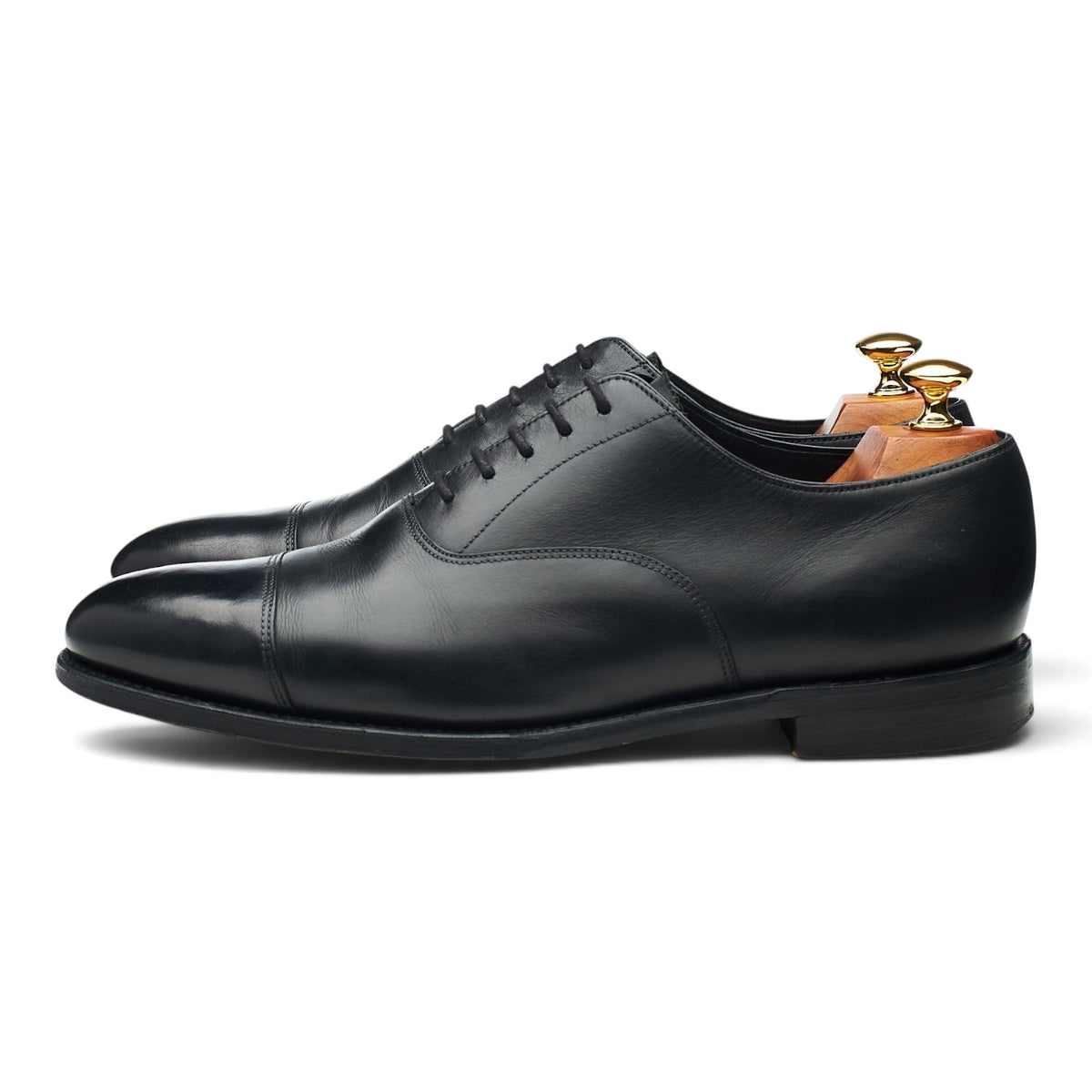 1880 'Aldwych' Black Leather Oxford UK 9 F