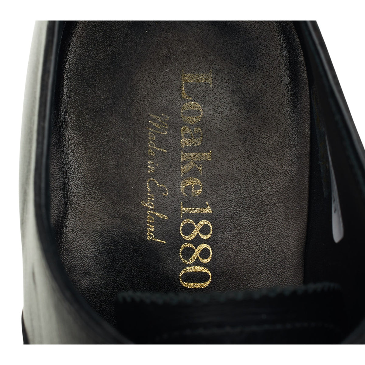 1880 'Aldwych' Black Leather Oxford UK 9 F