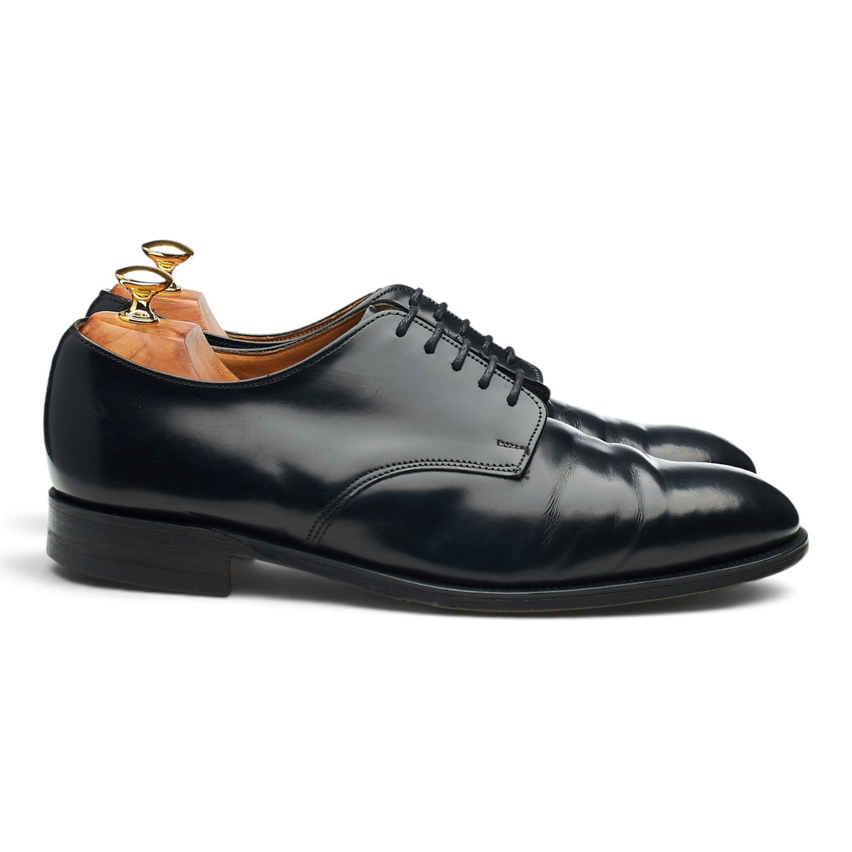 Black Leather Derby UK 10 G