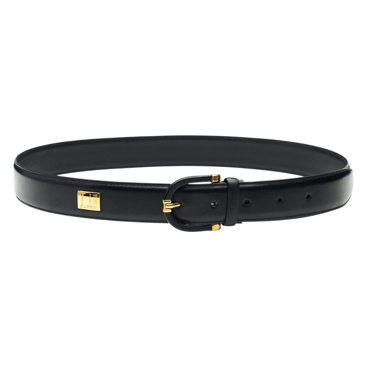 Black Leather Belt 32" - 34"