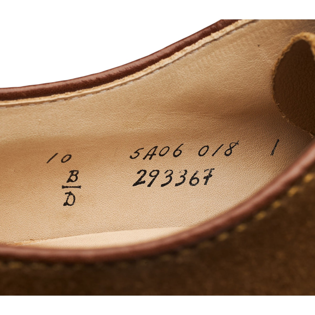 '29336F' Snuff Brown Suede Derby UK 9 US 10 D