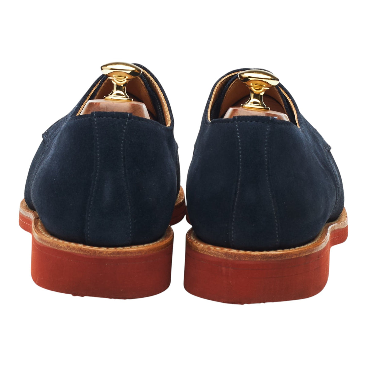 Shipton & Heneage Navy Blue Suede Derby UK 10.5 F