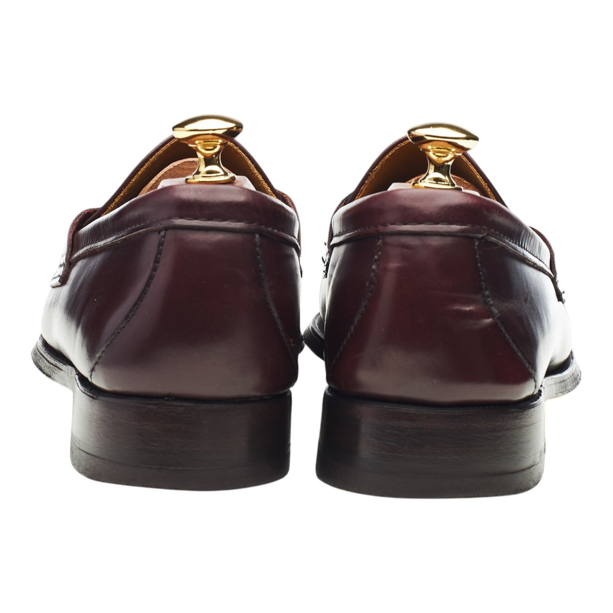 'Cayman' Burgundy Leather Loafers UK 10 E