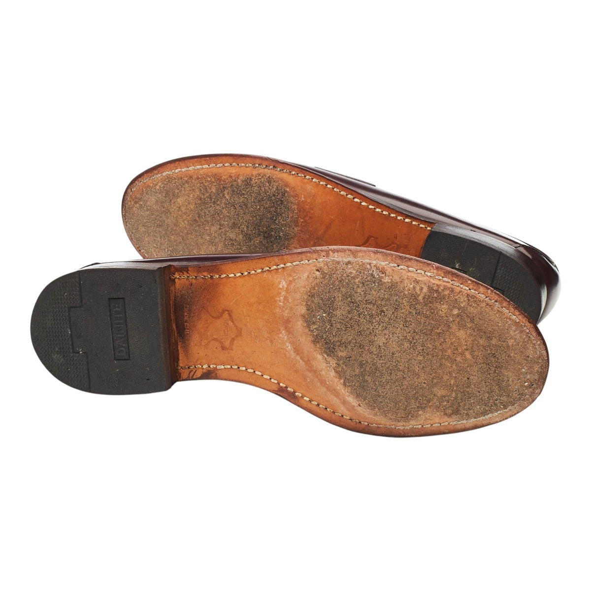 'Cayman' Burgundy Leather Loafers UK 10 E