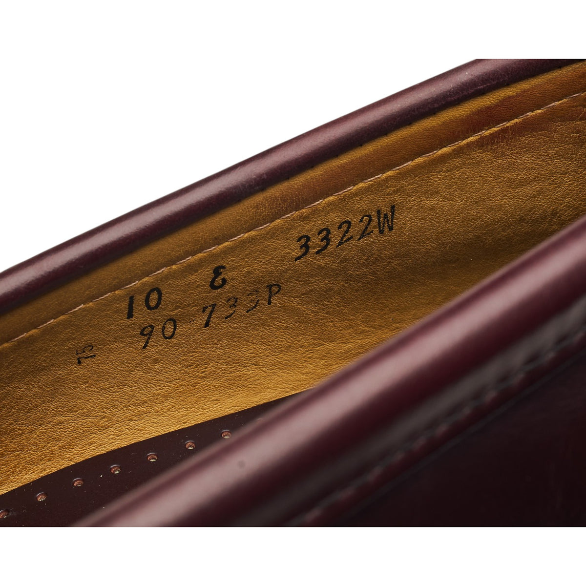 'Cayman' Burgundy Leather Loafers UK 10 E