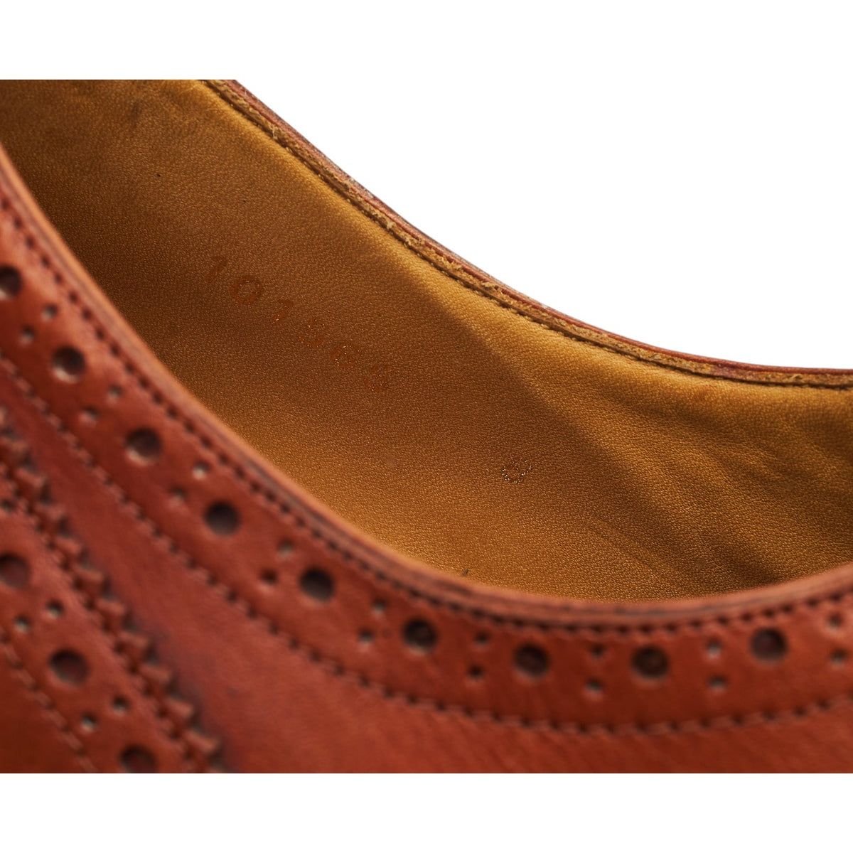 '101565' Tan Brown Leather Oxford Brogues UK 8