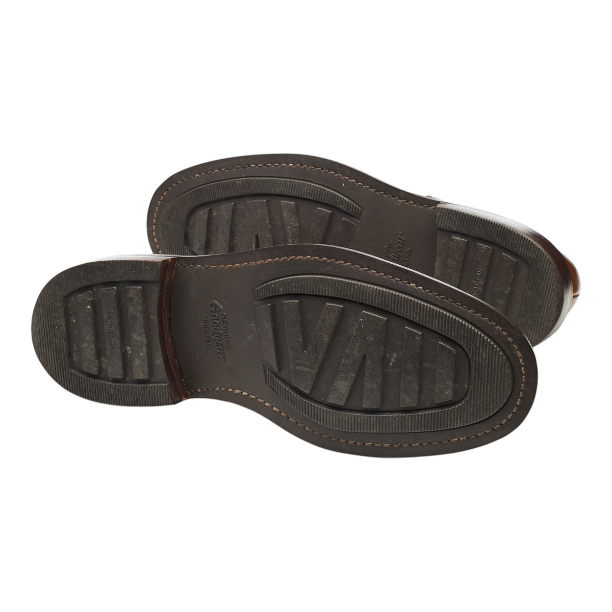 1880 'Stamford' Tan Brown Grain Leather Derby UK 7.5 F