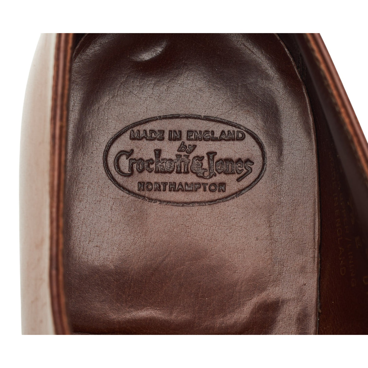'Belgrave' Tan Brown Leather Oxford Brogues UK 7.5 E