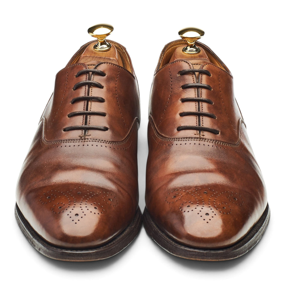 'Brighton' Brown Museum Leather Oxford UK 6.5 EE
