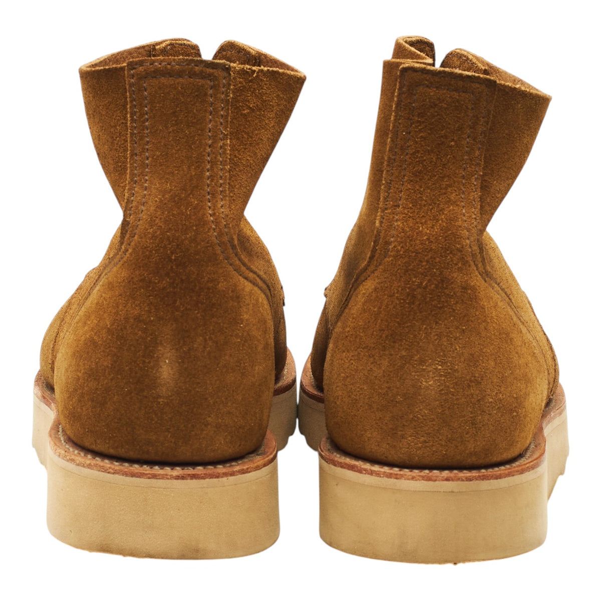 'Wilson' Snuff Brown Suede Apron Boots UK 9