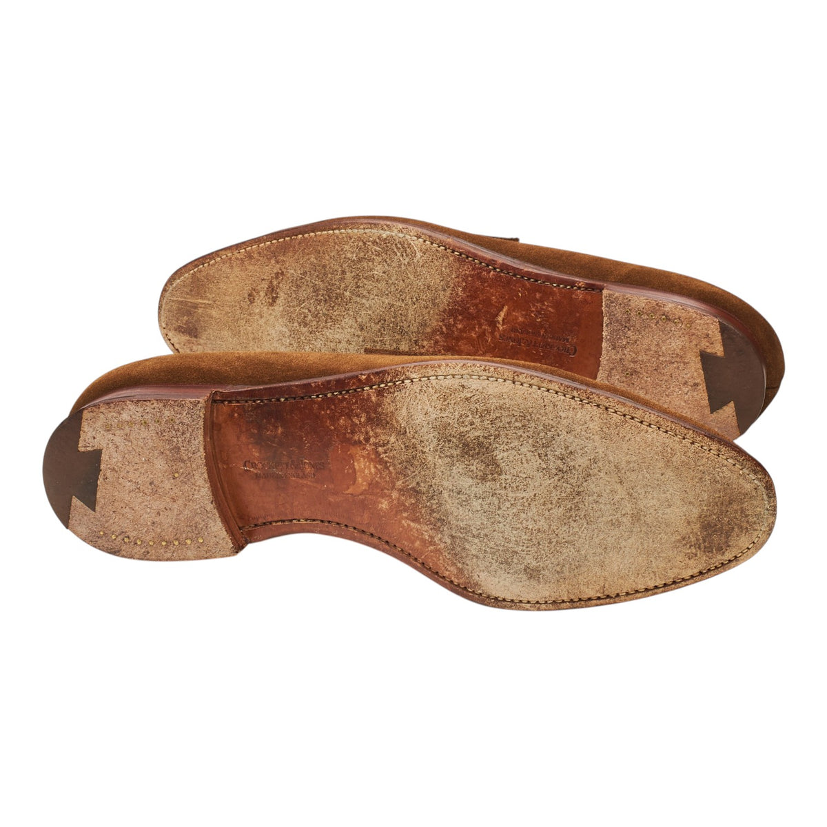 'Sydney' Snuff Brown Suede Loafers UK 9.5 E