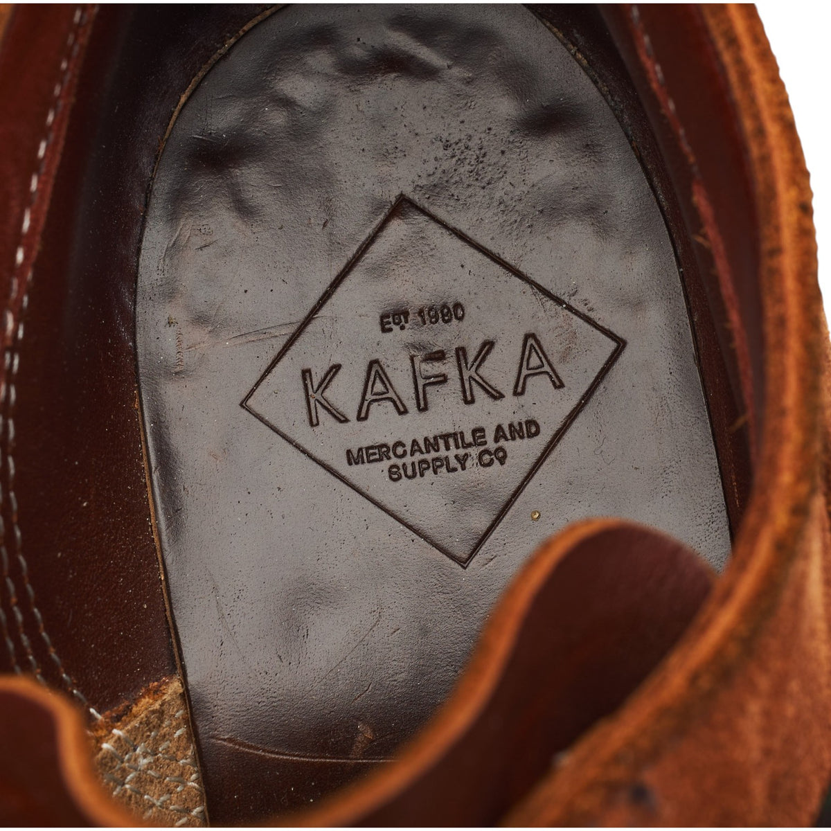 Kafka Tan Brown Suede Derby UK 8.5 US 9.5 D