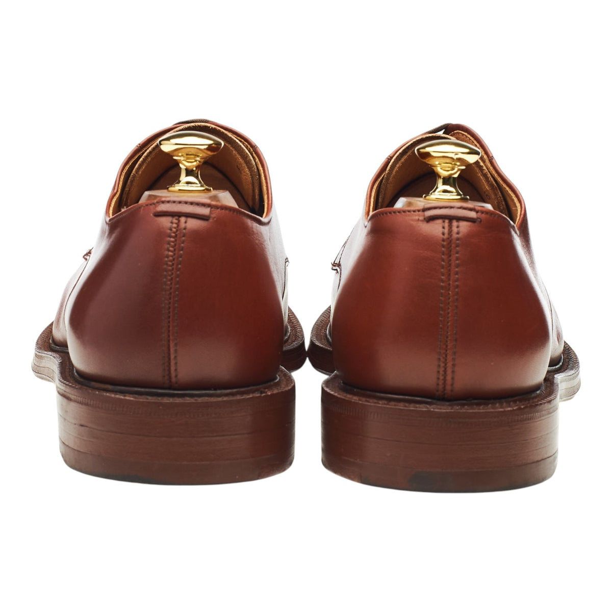 'Dartmoor' Tan Brown Leather Split Toe Derby UK 11 F