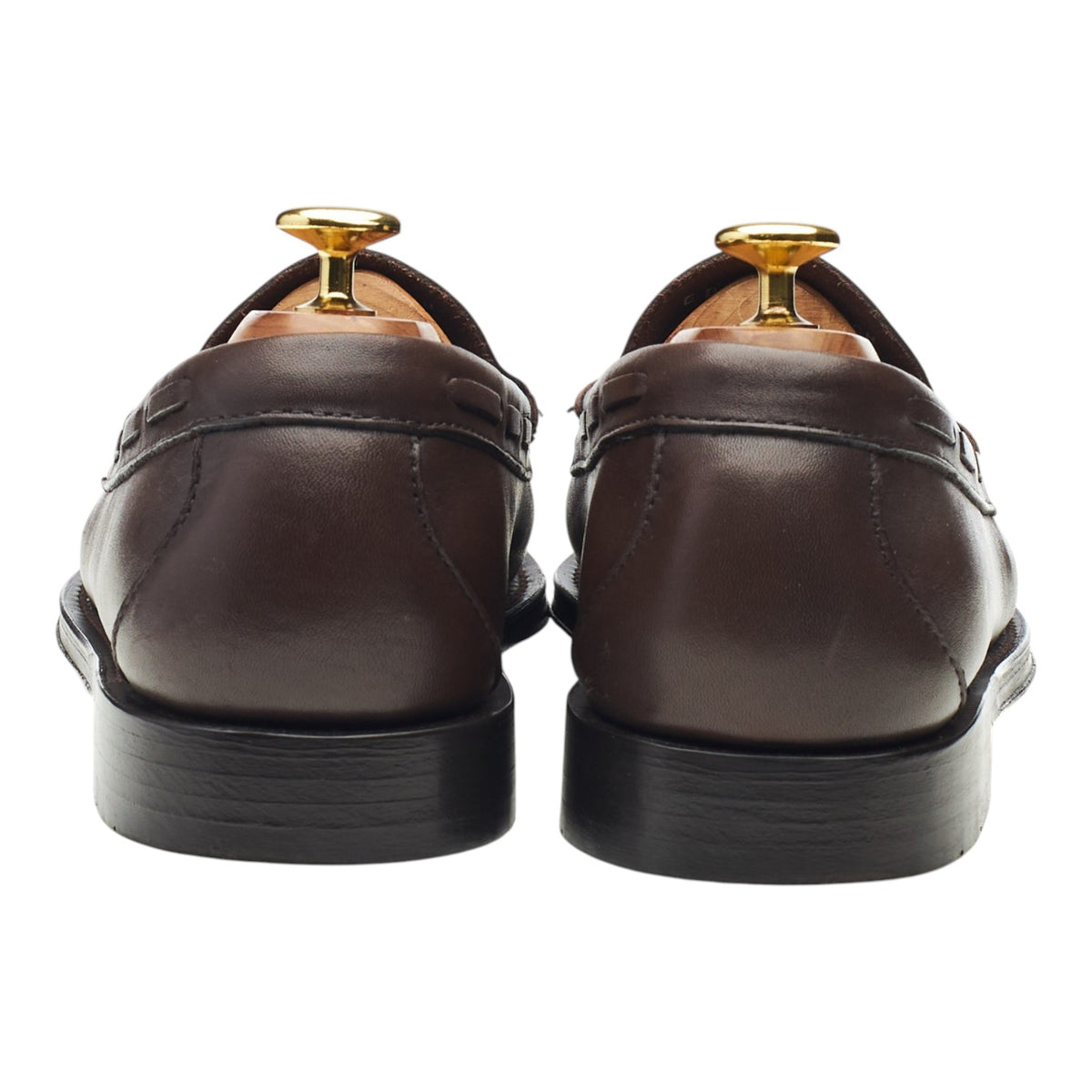 Weejuns 'Larkin' Dark Brown Leather Tassel Loafer UK 8