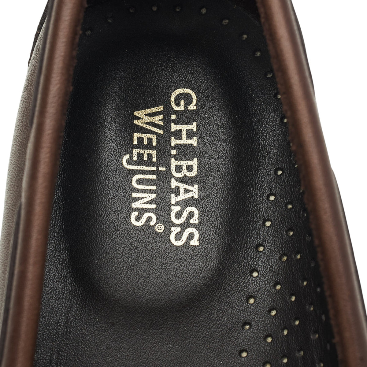 Weejuns 'Larkin' Dark Brown Leather Tassel Loafer UK 8