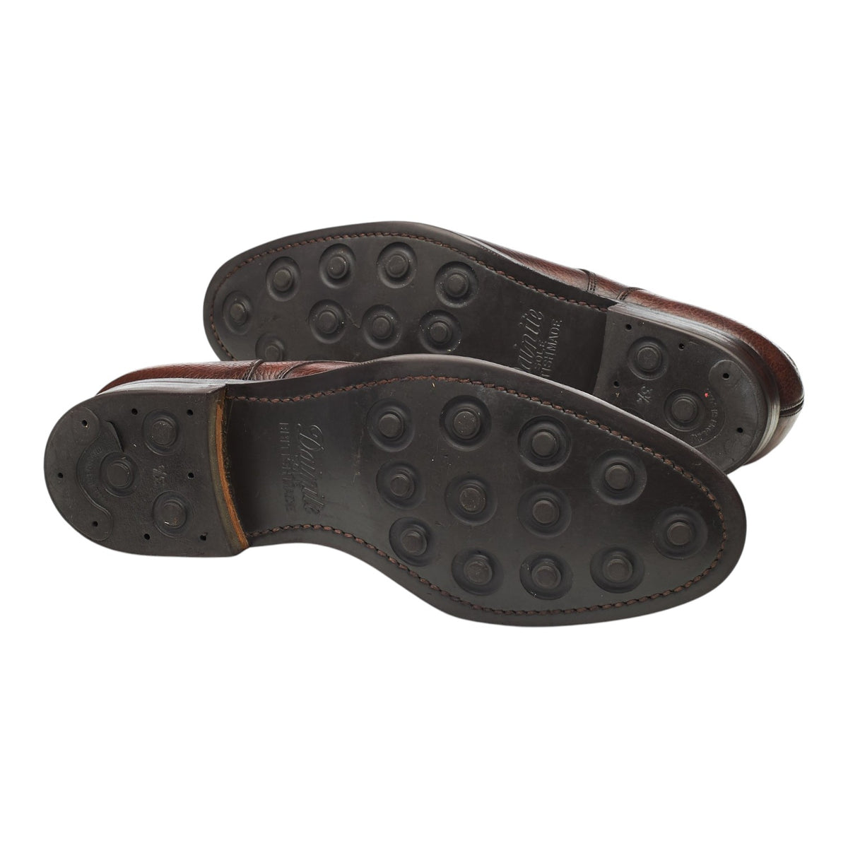 Peal & Co Dark Brown Grain Leather Split Toe Derby UK 8.5 US 9.5 D