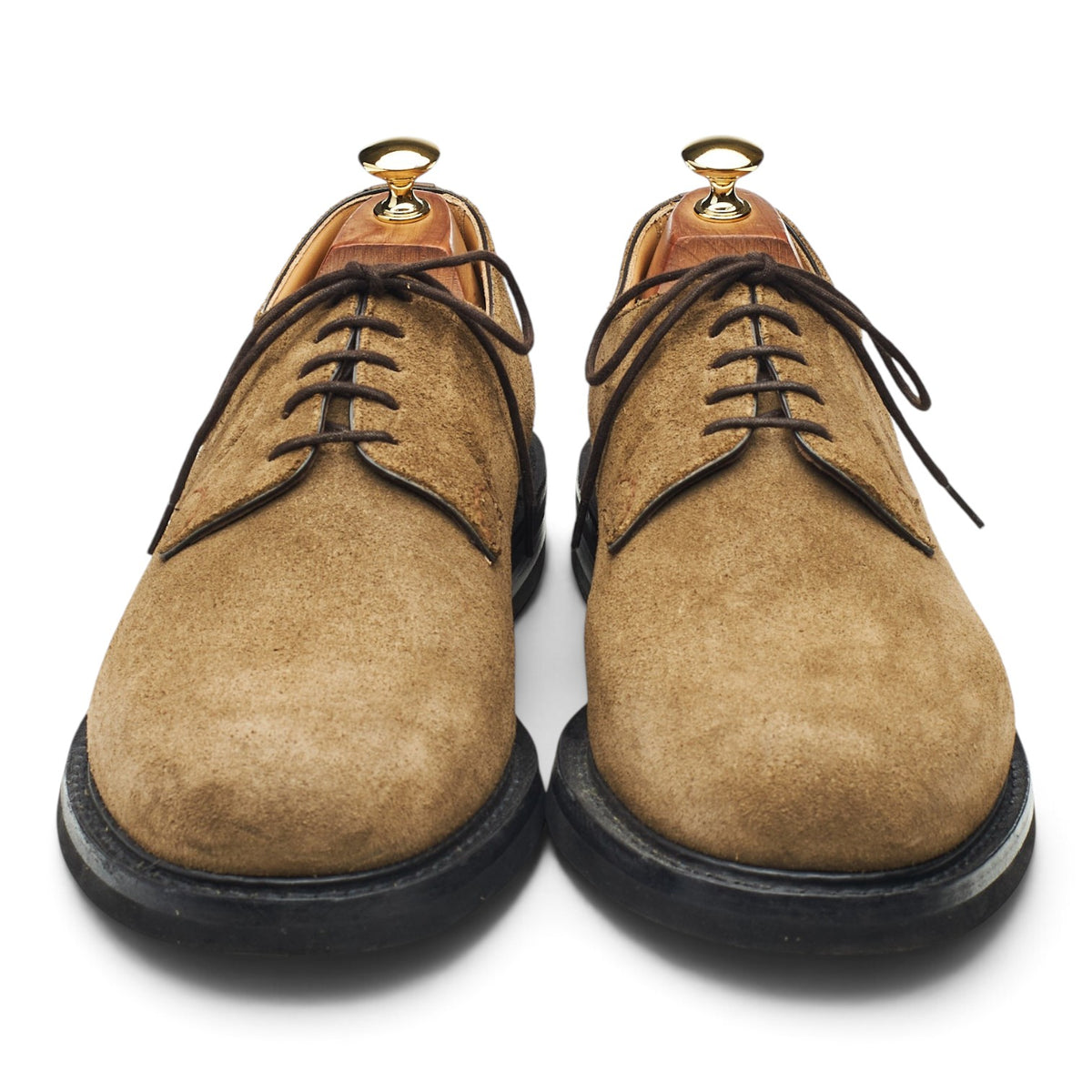 'Shannon' Light Brown Suede Derby UK 10.5 F