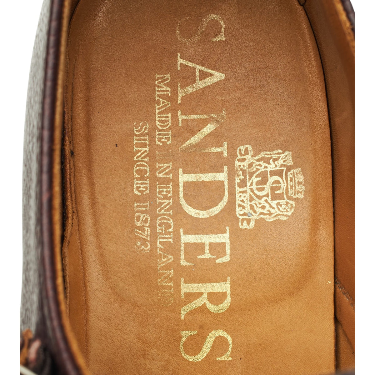 'Dylan' Dark Brown Grain Leather Double Monk Strap UK 10 F