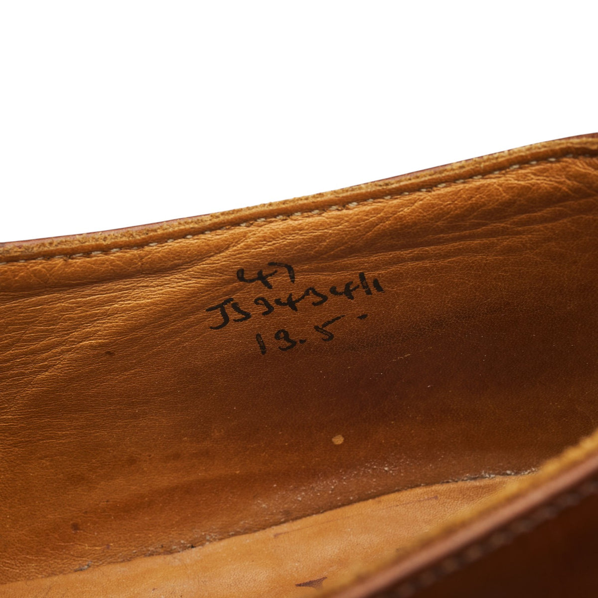 'Mayfair' Tan Brown Leather Monk Strap UK 13