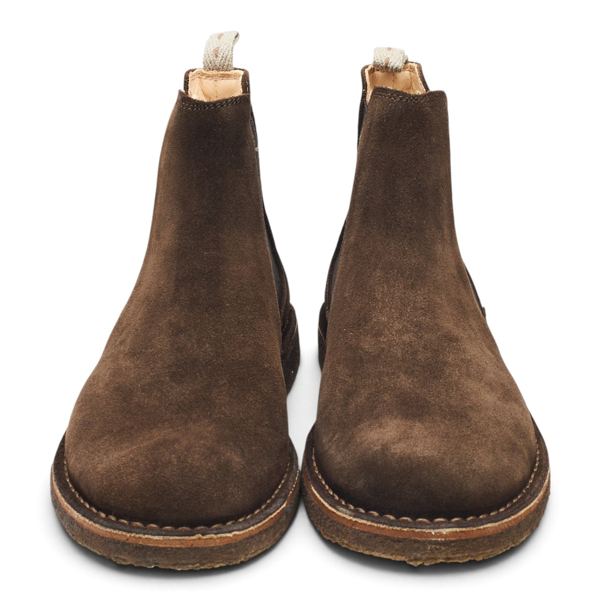 'Bitflex' Dark Brown Suede Chelsea Boots UK 8 EU 42