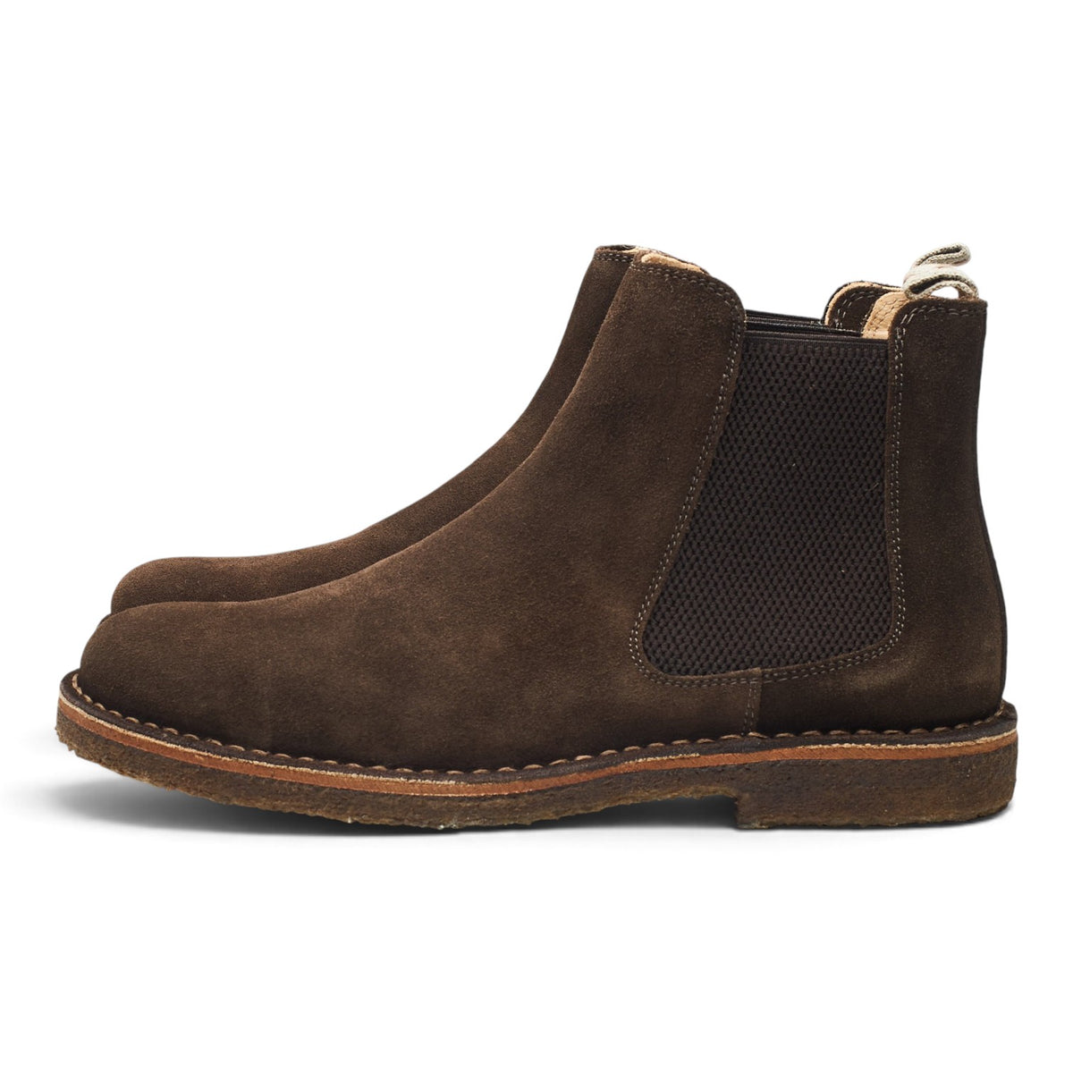 'Bitflex' Dark Brown Suede Chelsea Boots UK 8 EU 42