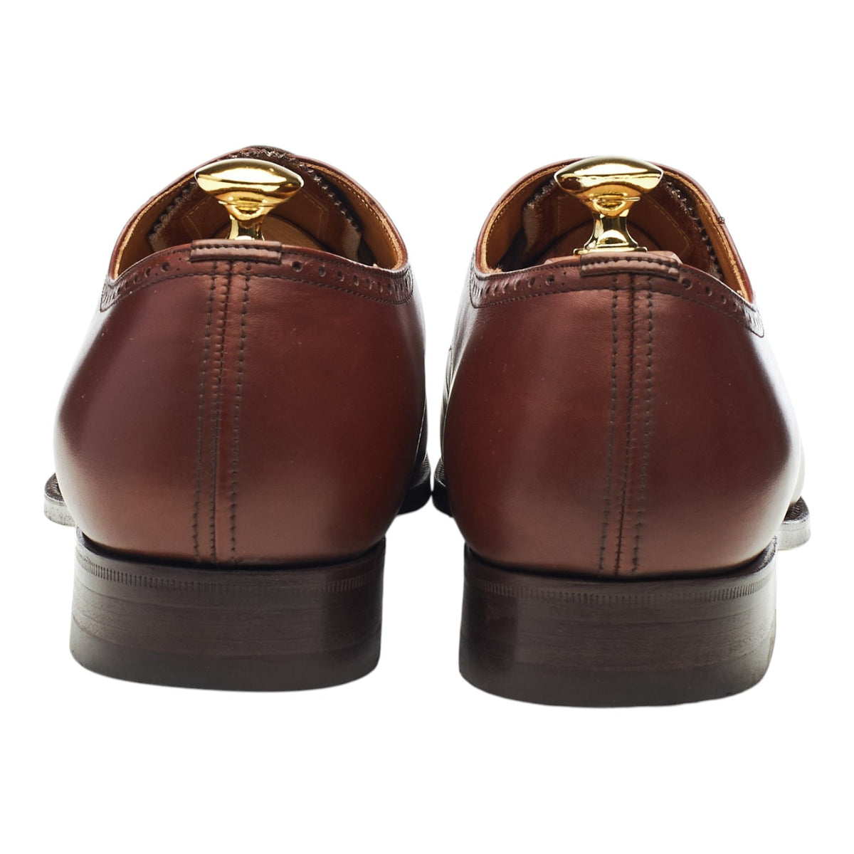 Vintage Brown Leather Oxford Brogues UK 8.5 F