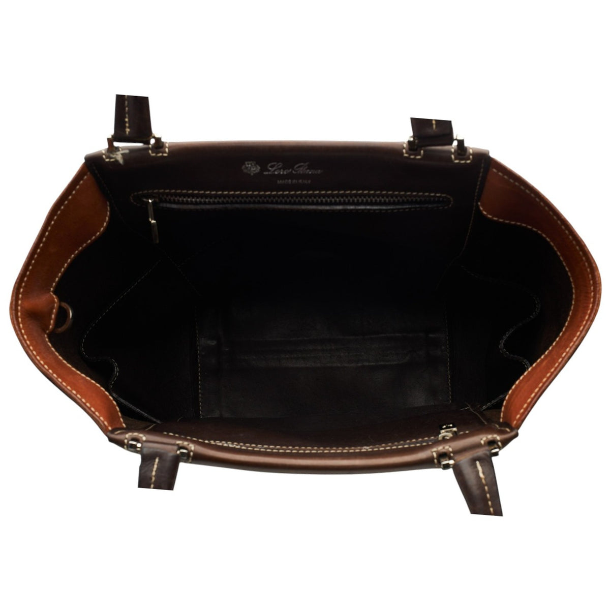 Women's Dark Brown Leather Tote Bag