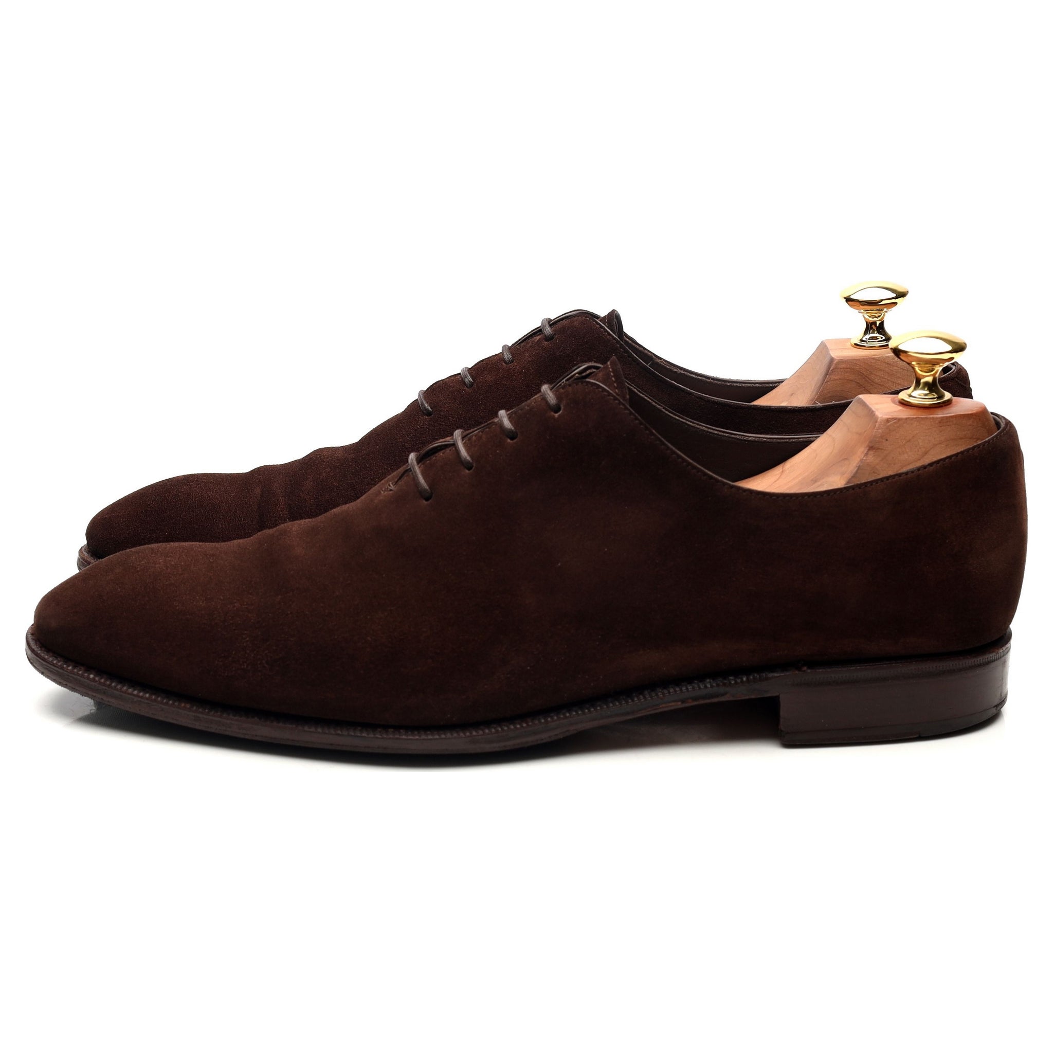 ダークブラウン スエード オックスフォードシューズ O-NINE カジュアルシューズ メンズ オックスフォードシューズ