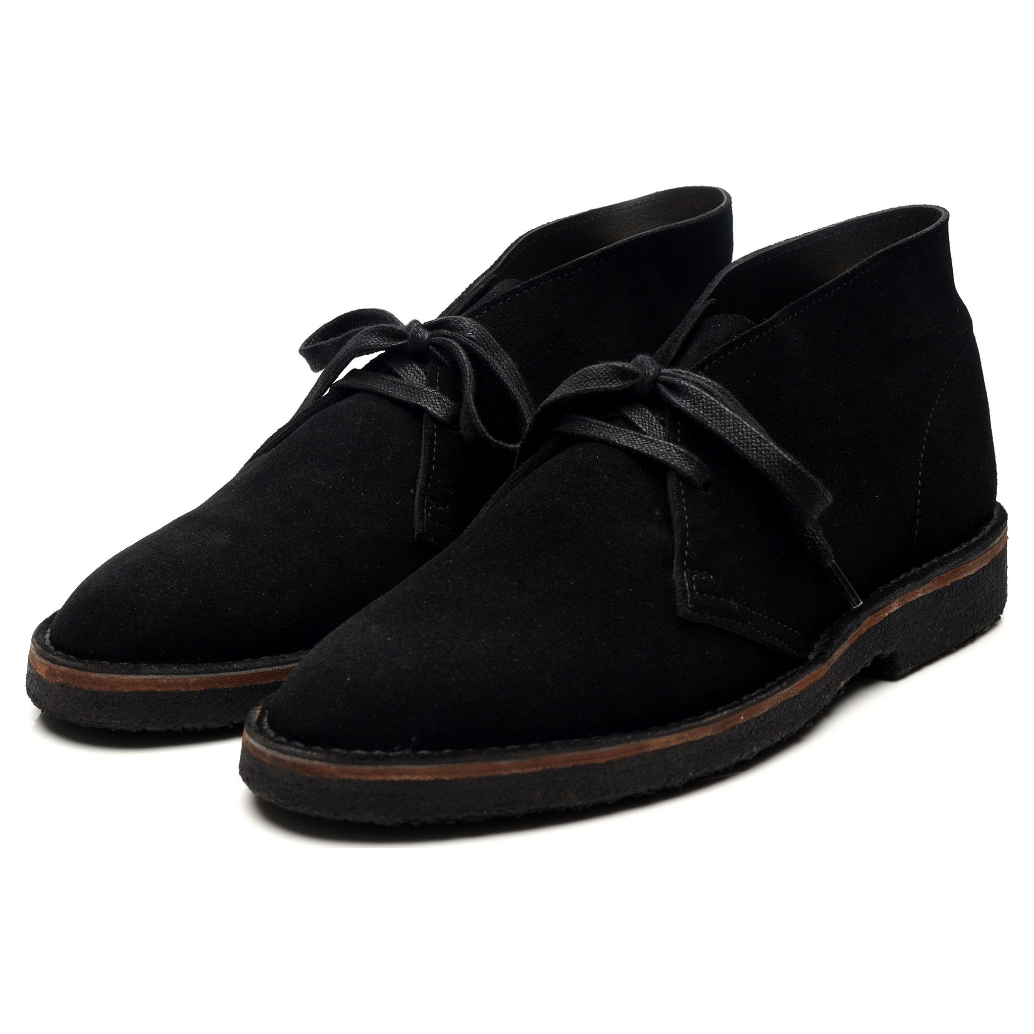 Black suede best sale desert boots