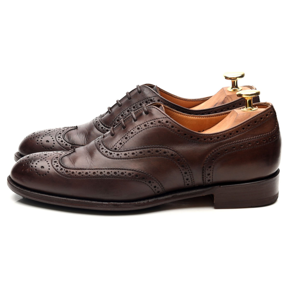 Women&#39;s &#39;Maisie&#39; Burgundy Leather Brogues UK 4 D