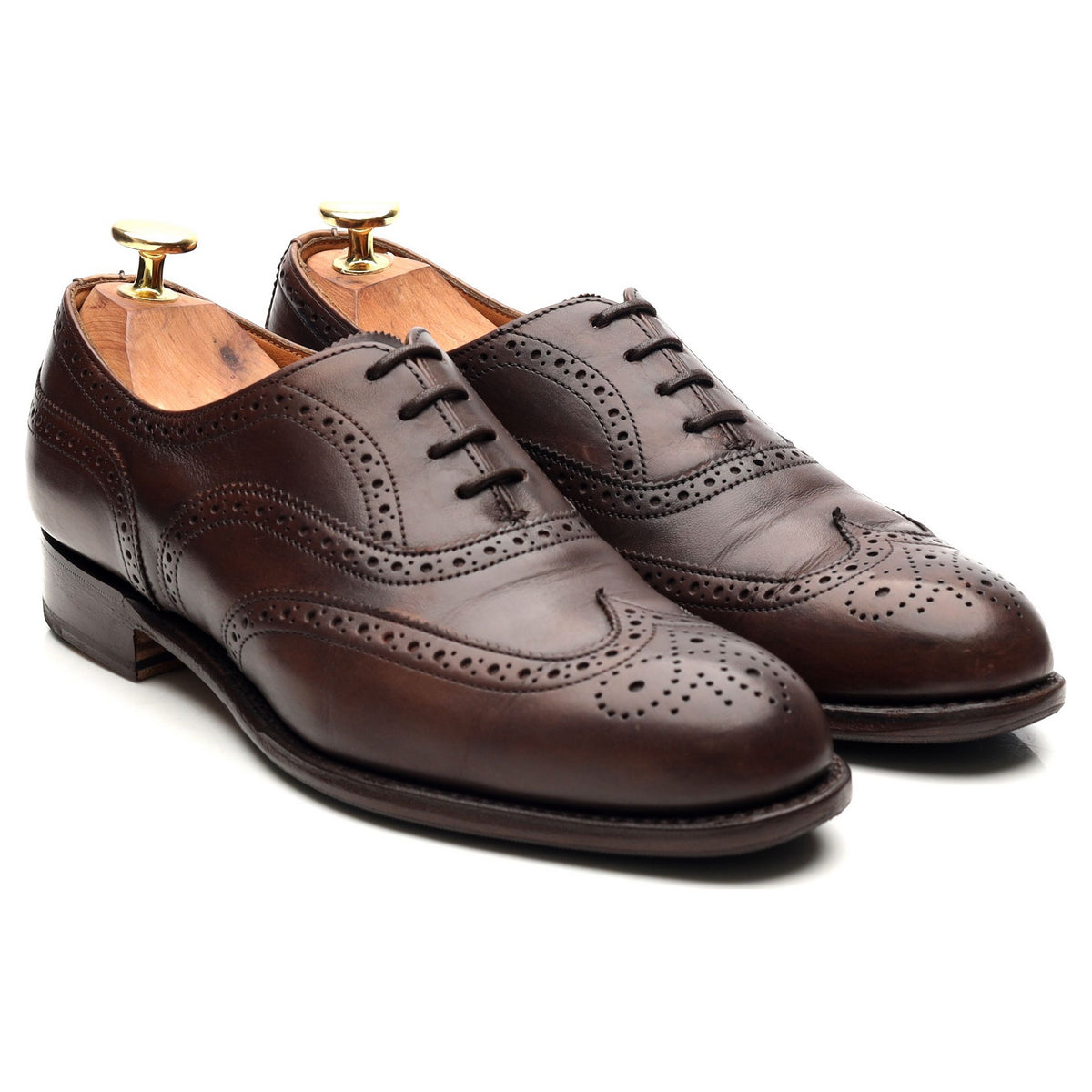 Women&#39;s &#39;Maisie&#39; Burgundy Leather Brogues UK 4 D