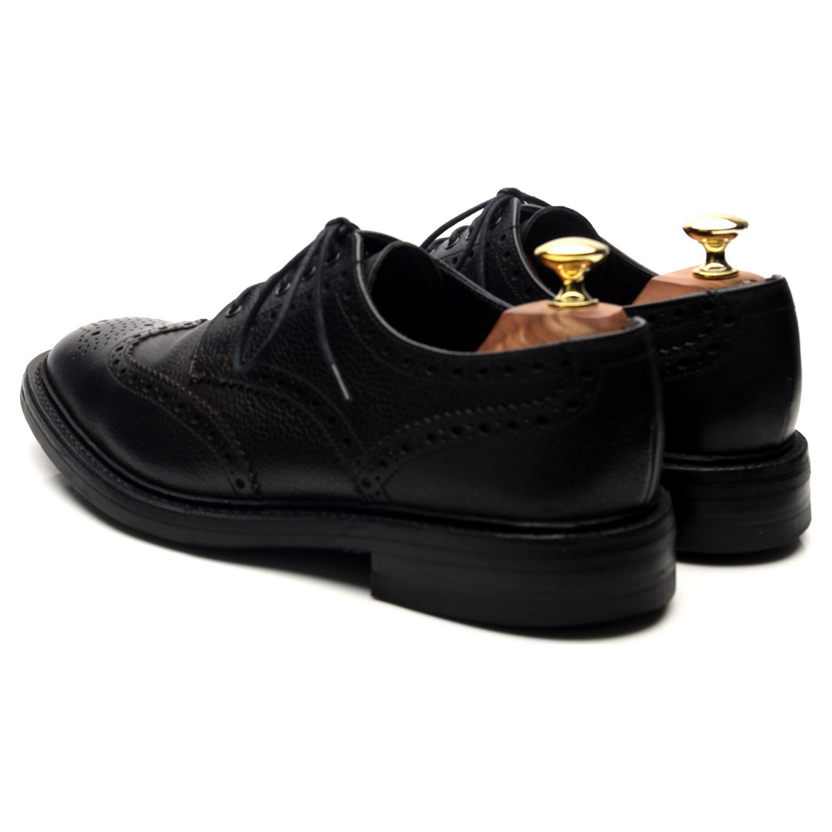 1880 &#39;Badminton 2&#39; Black Leather Derby UK 7 G