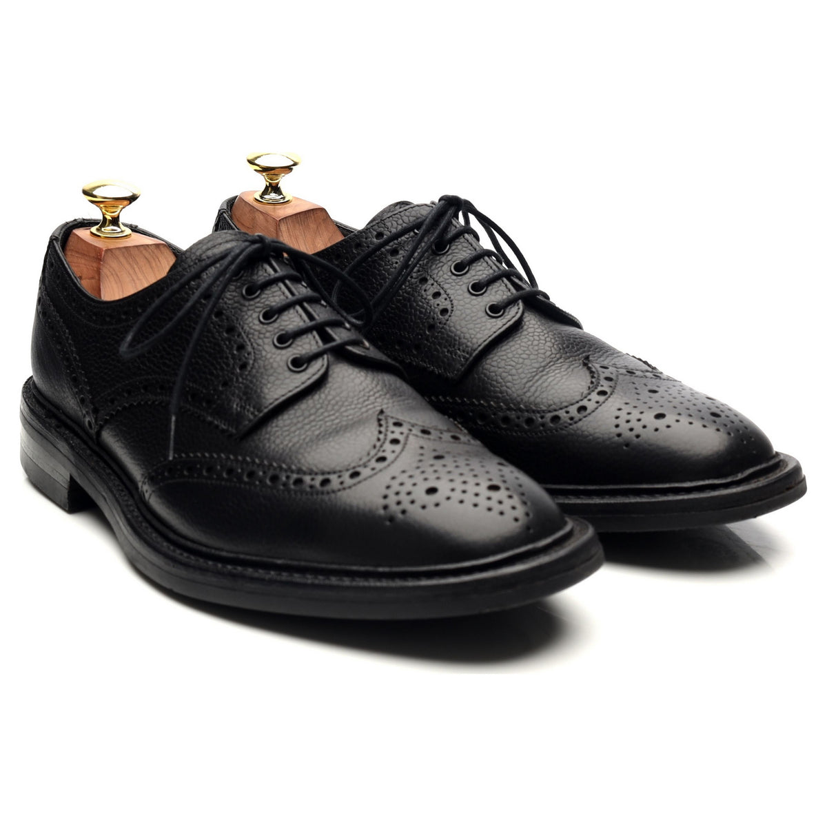 1880 &#39;Badminton 2&#39; Black Leather Derby UK 7 G