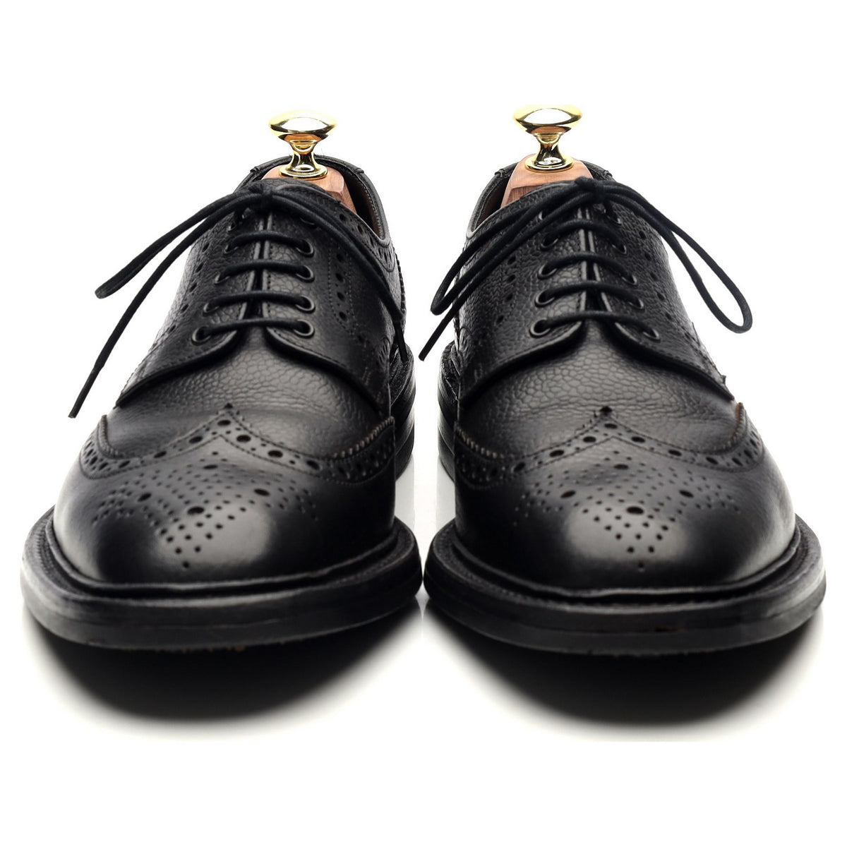 1880 &#39;Badminton 2&#39; Black Leather Derby UK 7 G