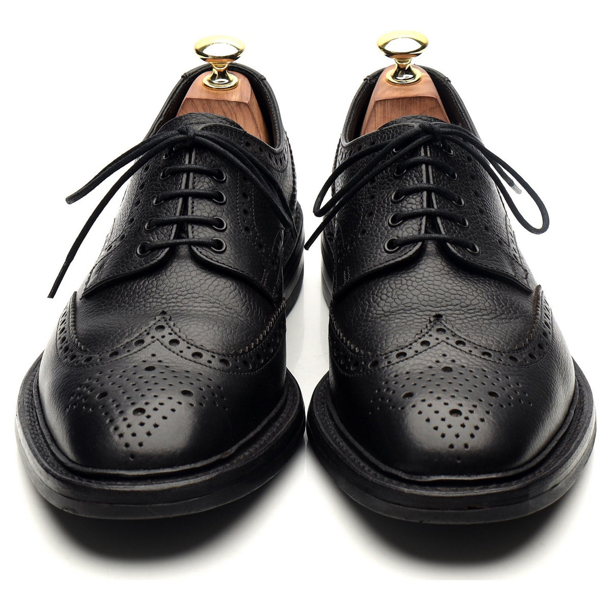 1880 &#39;Badminton 2&#39; Black Leather Derby UK 7 G